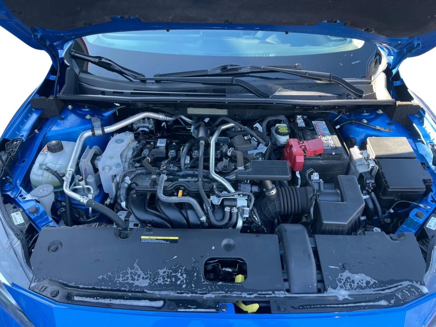 2020 Blue /Black Nissan Sentra SV (3N1AB8CV5LY) with an 1.8L I4 SFI DOHC 16V engine, CVT transmission, located at 547 E. Main St., Orwell, OH, 44076, (440) 437-5893, 41.535435, -80.847855 - Photo#16